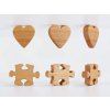 Fa fogantyúk a LEO bútor családhoz - szívecske