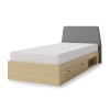 ALESSIO olajozott tölgy ágy 90x200