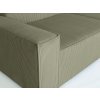ELLA kordbársony szövettel kárpitozott olivazöld kanapéágy