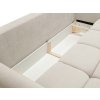 BASE bézs ágyneműtartós kanapé