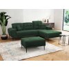 RAPALLO L alakú zöld sarokkanapé
