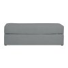 ALURIA maxi szürke felnyitható puff a franciaágy mellé
