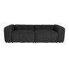 SONIC kanapé - fekete