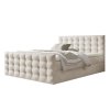 CALVANI krémszínű boxspring fanciaágy