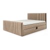 POLARIS bézs boxspring franciaágy