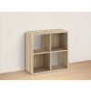 CATCHY 4P sonoma tölgy kocka polcos szekrény