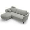 AMALFI szürke ágyazható sarokkanapé