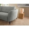 AMALFI szürke ágyazható sarokkanapé kartámlával