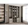 Tárolóhely a Como 1 gardróbszekrényhez polcokkal és fiókokkal.