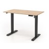 B53 tölgy-fekete elektromosan állítható magasságú asztal