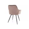 BRIA cappuccino étkezőszék fém lábakkal