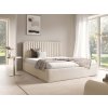 BEST 2 krémszínű franciaágy 160x200 magas steppelt háttámlával