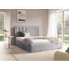 BEST 2 szürke kárpitozott franciaágy 180x200