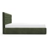 BEST 4 zöld ágyneműtartós franciaágy 180x200
