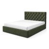 BEST 4 zöld ágyneműtartós franciaágy 140x200