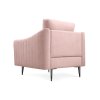 CORI rózsaszín kárpitozott fotel