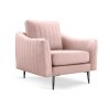 CORI rózsaszín kárpitozott fotel