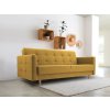 GODIVO sárga ágyazható kanapé