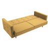 GODIVO sárga ágyazható kanapé