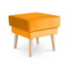 DEANA narancssárga kárpitozott lábtartó
