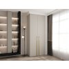 COMO 3 kasmír kétajtós ruhásszekrény 100x246x50