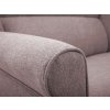 LOFT rózsaszín kárpitozott füles fotel