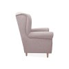LOFT rózsaszín kárpitozott füles fotel