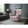 LOFT rózsaszín elegáns füles fotel