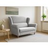 LOFT II világosszürke kárpitozott maxi fotel