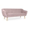 DORY rózsaszín kordbársony kanapé