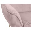 DORY rózsaszín kordbársony fotel