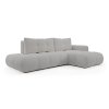 SOHO ágyazható szürke L alakú ülőgarnitúra
