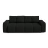 SOHO ágyazható fekete ágyneműtartós kanapé