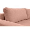 ELLA I rózsaszín ágyazható kanapé ágyneműtartóval