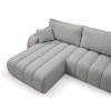 BALOO szürke L alakú sarok ülőgarnitúra