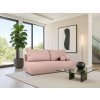 SIENA rózsaszín ágyazható kanapé