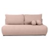SIENA rózsaszín ágyneműtartós kanapéágy