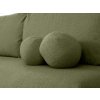 SIENA olivazöld szétnyitható kanapé párnákkal