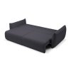 ALLORA sötétszürke vendégággyá alakítható kanap