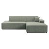TILIA zöld L alakú ágyazható sarok ülőgarnitúra