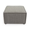TILIA szürkésbarna színű kocka ottomán