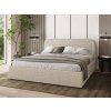 BENIRA Q bézs kárpitozott franciaágy 140x200 a hálószobába