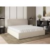BENIRA Q bézs franciaágy 160x200 steppelt háttámlával
