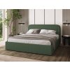 BENIRA Q olivazöld kárpitozott franciaágy 180x200 a hálószobába