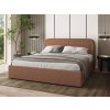 BENIRA Q téglavörös kárpitozott franciaágy 180x200 a hálószobába