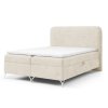 GOMEZ krémszínű boxspring ágy matraccal 160x200