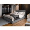 DASTOR szürke boxspring ágy 140x200 a hálószobába