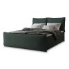 MONTA zöld boxspring franciaágy 180x200