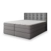 AREZI szürke boxspring ágy 140x200 dupla matraccal