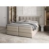 AREZI bézs kontinentális ágy 180x200 a hálószobába